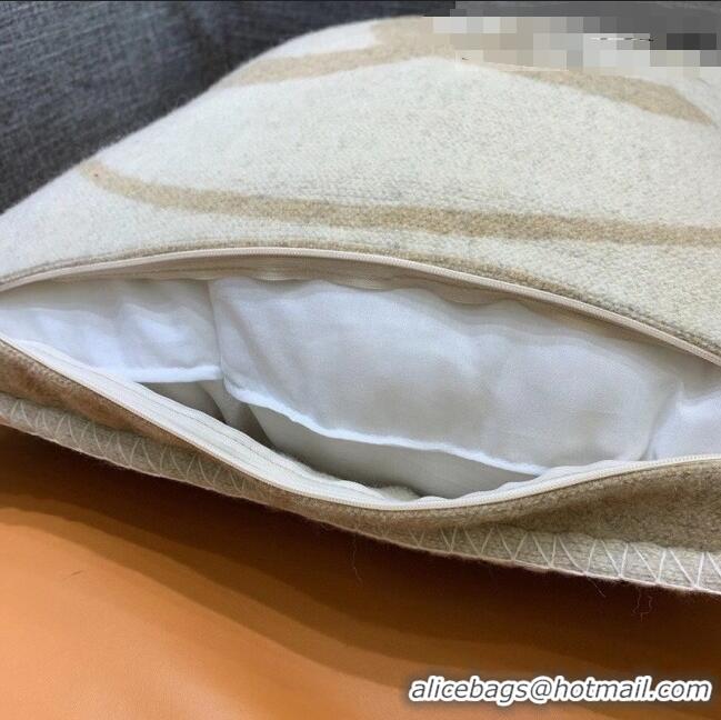 Buy Discount Chanel Wool Pillow And Blanket H110268 Beige 2021