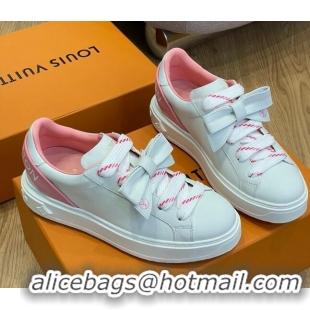 Lower Price Louis Vuitton Time Out Sneaker 1A9Q1B White/Pink 0329059