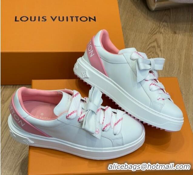 Lower Price Louis Vuitton Time Out Sneaker 1A9Q1B White/Pink 0329059