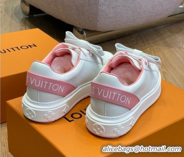 Lower Price Louis Vuitton Time Out Sneaker 1A9Q1B White/Pink 0329059