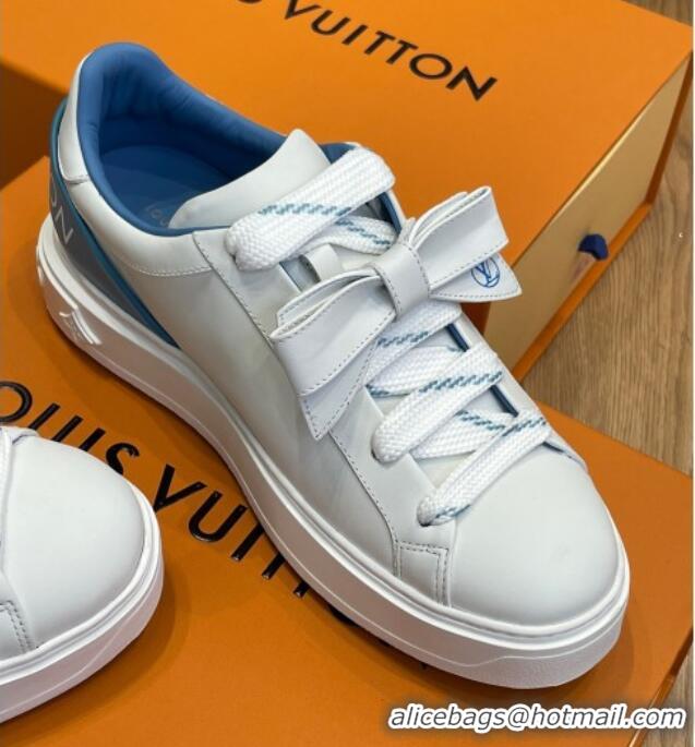 Durable Louis Vuitton Time Out Sneaker 1A9Q0V White/Blue 0329060