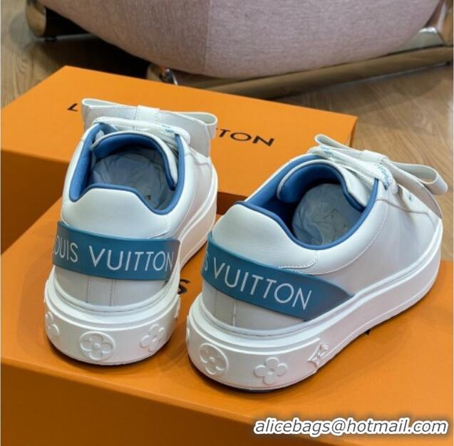 Durable Louis Vuitton Time Out Sneaker 1A9Q0V White/Blue 0329060