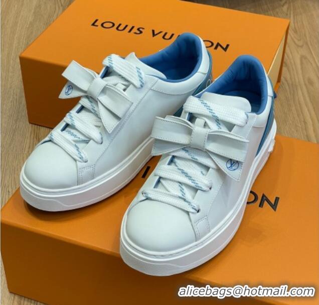 Durable Louis Vuitton Time Out Sneaker 1A9Q0V White/Blue 0329060