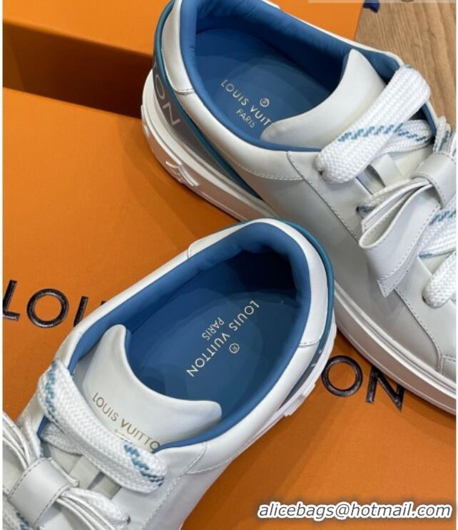 Durable Louis Vuitton Time Out Sneaker 1A9Q0V White/Blue 0329060