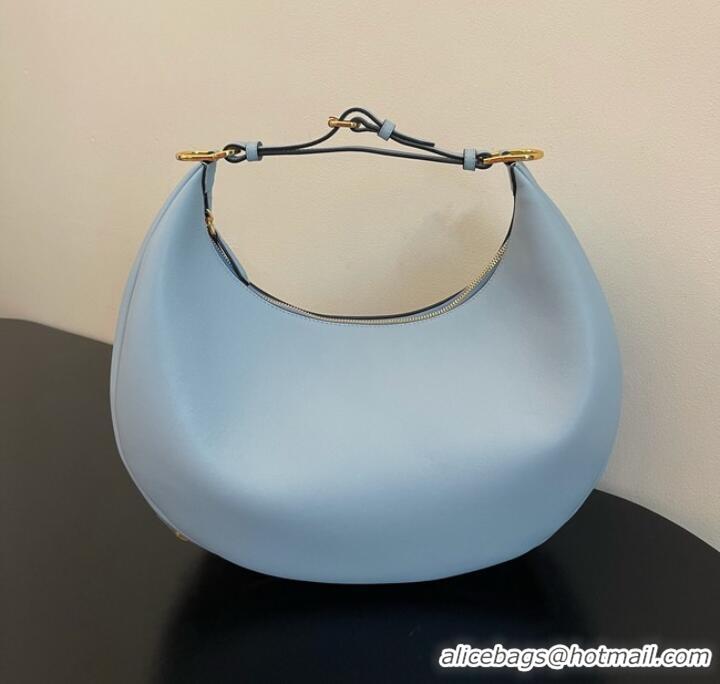 Super Quality Fendi graphy Small Light blue leather bag 8BR798A