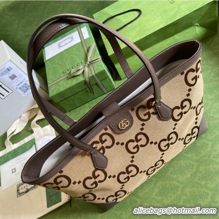 Buy Discount Gucci Ophidia jumbo GG medium tote 631685-2 Brown