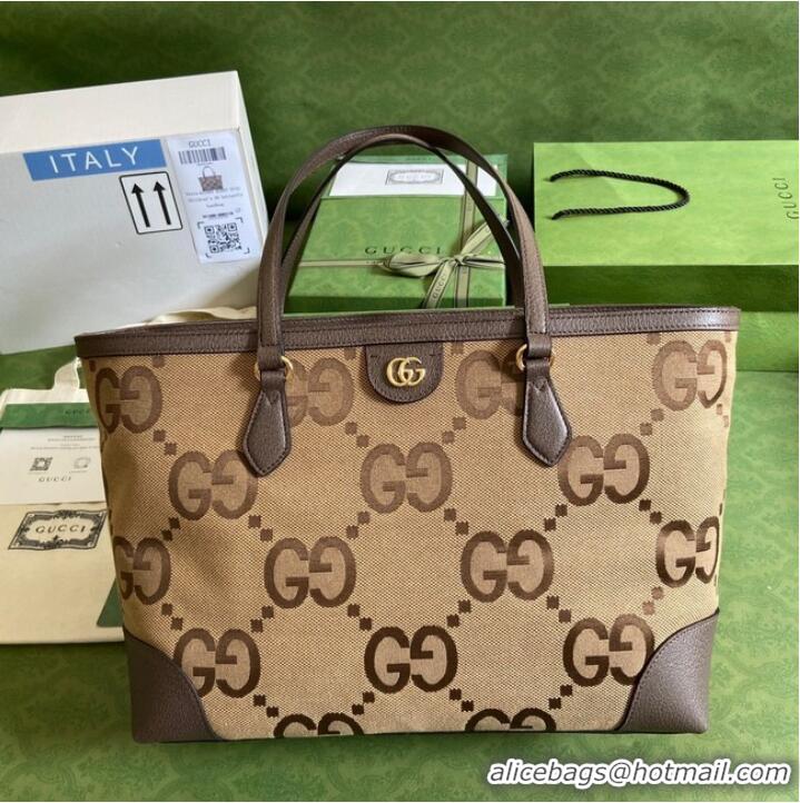 Buy Discount Gucci Ophidia jumbo GG medium tote 631685-2 Brown