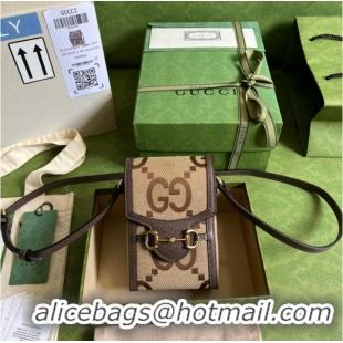 Low Cost Gucci Jumbo GG mini bag 625615 Brown