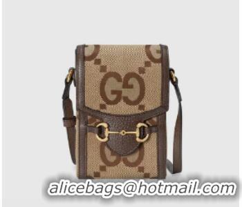 Low Cost Gucci Jumbo GG mini bag 625615 Brown