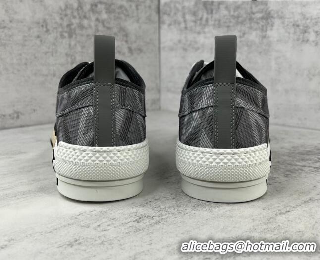 Best Price Dior B23 Low-top Sneakers in Grey CD Diamond Canvas 042705