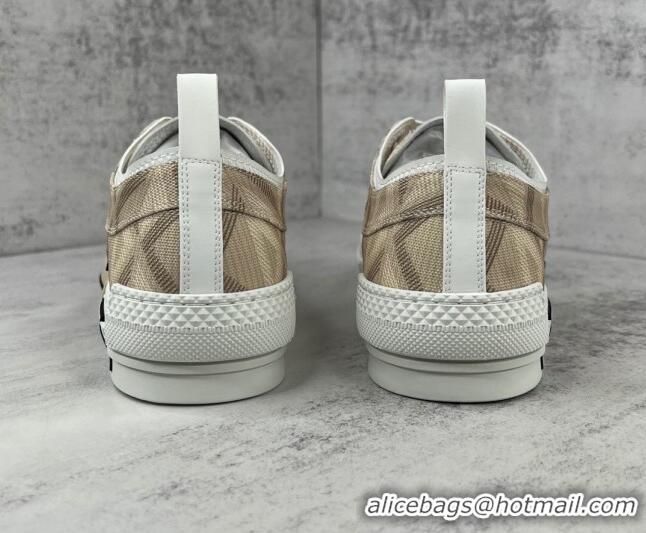 Purchase Dior B23 Low-top Sneakers in Beige CD Diamond Canvas 042706