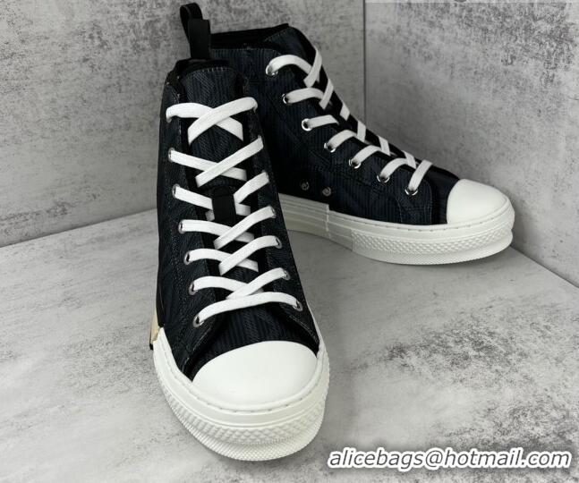 Good Product Dior B23 High-top Sneakers in Black CD Diamond Canvas 042711