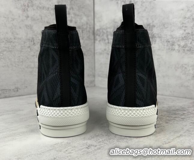 Good Product Dior B23 High-top Sneakers in Black CD Diamond Canvas 042711