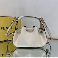 Good Product FENDI TOUCH leather bag 8BS059 White