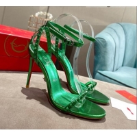 Low Cost Christian Louboutin Neon High Heel Sandals 10cm Green 032837