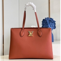 Grade Quality Louis vuitton LOCKME SHOPPER M58927 Chataigne Brown