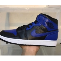 Duplicate Nike Air Jordan AJ1 Mid-top Sneakers Royal Blue 112375