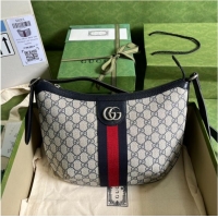 Spot Bulk Gucci Ophidia GG small shoulder bag 598125 Blue