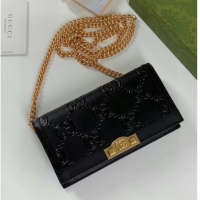 Discount Gucci GG wallet with chain 676155 black