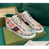 Grade Quality Gucci Tennis 1977 Multicolor GG High-top Sneakers 030571