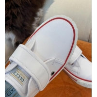 Perfect Gucci Tennis 1977 leather Sneakers with Velcro Strap White 032678