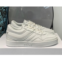 Low Price Celine Calfskin Low Top Sneakers White 031160