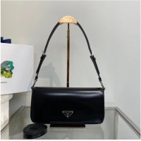 Luxurious Prada Brushed leather Femme bag 1BD323 black