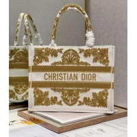 Top Quality DIOR BOOK TOTE leather C1287-24 white