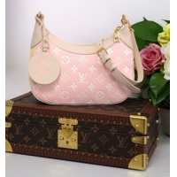 Discount Louis Vuitton Original Leather Bagatelle M46091 Pink