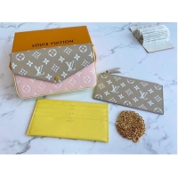 Promotional Louis Vuitton Monogram Empreinte Multi Pochette Felicie M81359 Pink