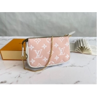 Top Quality Louis Vuitton Monogram Empreinte MINI POCHETTE ACCESSOIRES M81284 Pink