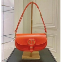 Promotional MINI DIOR BOBBY BAG Warm Taupe Box Calfskin S5109U Orange