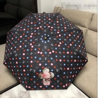 Well Crafted Louis Vuitton Multicolor Mobnogram Umbrella LV1230 Black 2021