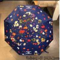 Super Quality Chanel Flora Umbrella C2564 Black 2021