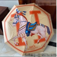 Unique Discount Hermes Umbrella H2564 Apricot 2021