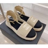 Most Popular Chanel Open Espadrilles G38737 Beige