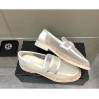 Chanel Mesh Loafers G38939 White 041260