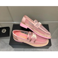 Cheap Price Chanel Mesh Loafers G38939 Pink 041262