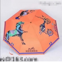 Top Quality Hermes Umbrella H9109 Orange 2021