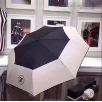 Most Popular Chanel Umbrella C9110 Black/White 2021