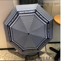 Market Sells Dior Houndstooth Umbrella CD0953 Blue 2022