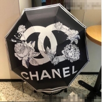 Affordable Price Chanel Rose Umbrella C0956 Black 2022