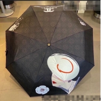 Good Quality Chanel Coco Umbrella C0958 Black 2022