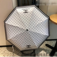 Most Popular Chanel Check Umbrella C1011 White 2022