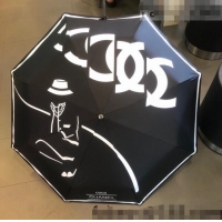 Good Quality Chanel CC Umbrella C040106 Black 2022