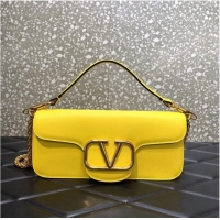 Generous VALENTINO GARAVANI Loco Calf leather bag 2B0K30 yellow