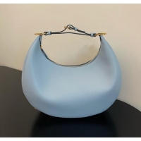 Super Quality Fendi graphy Small Light blue leather bag 8BR798A