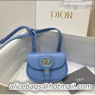 Cheapest Dior Bobby Micro Bag in Cornflower S5109 Blue Smooth Calfskin 2022