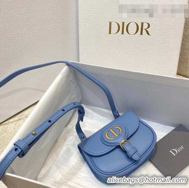 Cheapest Dior Bobby Micro Bag in Cornflower S5109 Blue Smooth Calfskin 2022