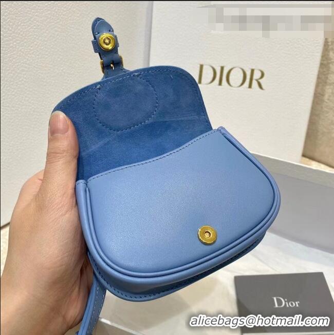 Cheapest Dior Bobby Micro Bag in Cornflower S5109 Blue Smooth Calfskin 2022